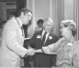 Clarence J. Brown Jr. with Mr. and Mrs. Moss